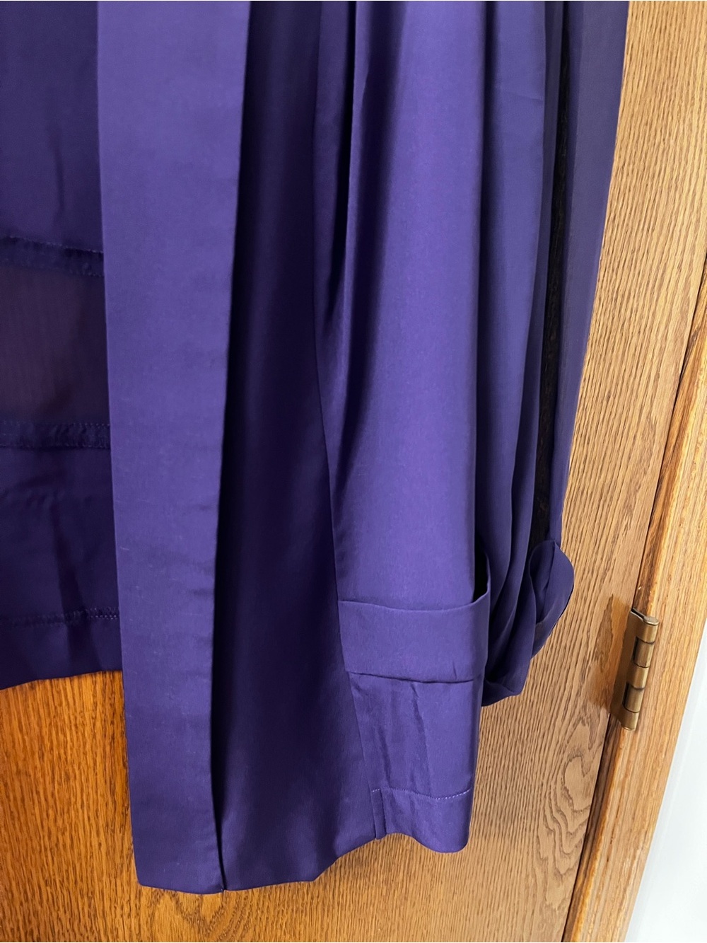 City Chic Deep Purple Open-Front Blazer - Picture 2 of 5